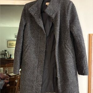 LOFT Heather Gray Pea Coat